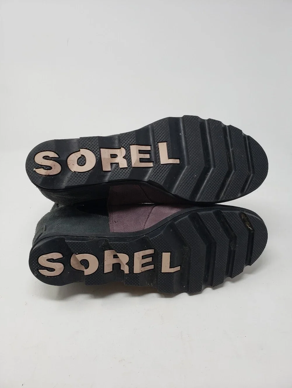 Sorel Joan Of Arctic Wedge II Chelsea Bootie NL3343-574 Purple Sage Size 12
